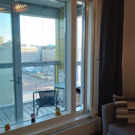 דירה Penthouse Near The West Harbor הלסינקי